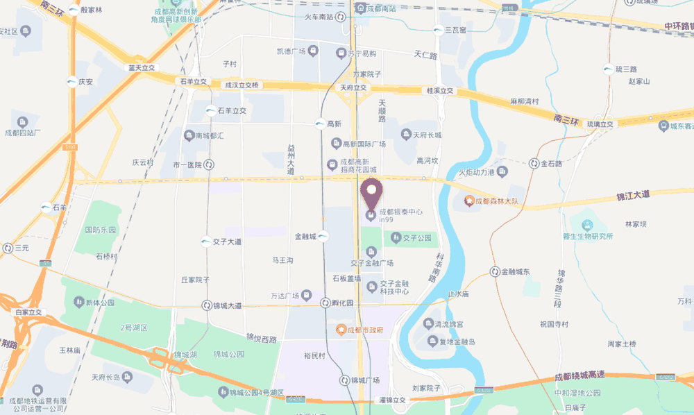 银泰中心in99位置地图